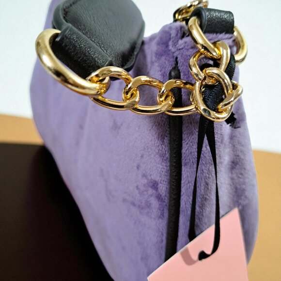 Juicy Couture Dusty Violet Chocolate Heritage Shoulder Bag NWT - Picture 8 of 12